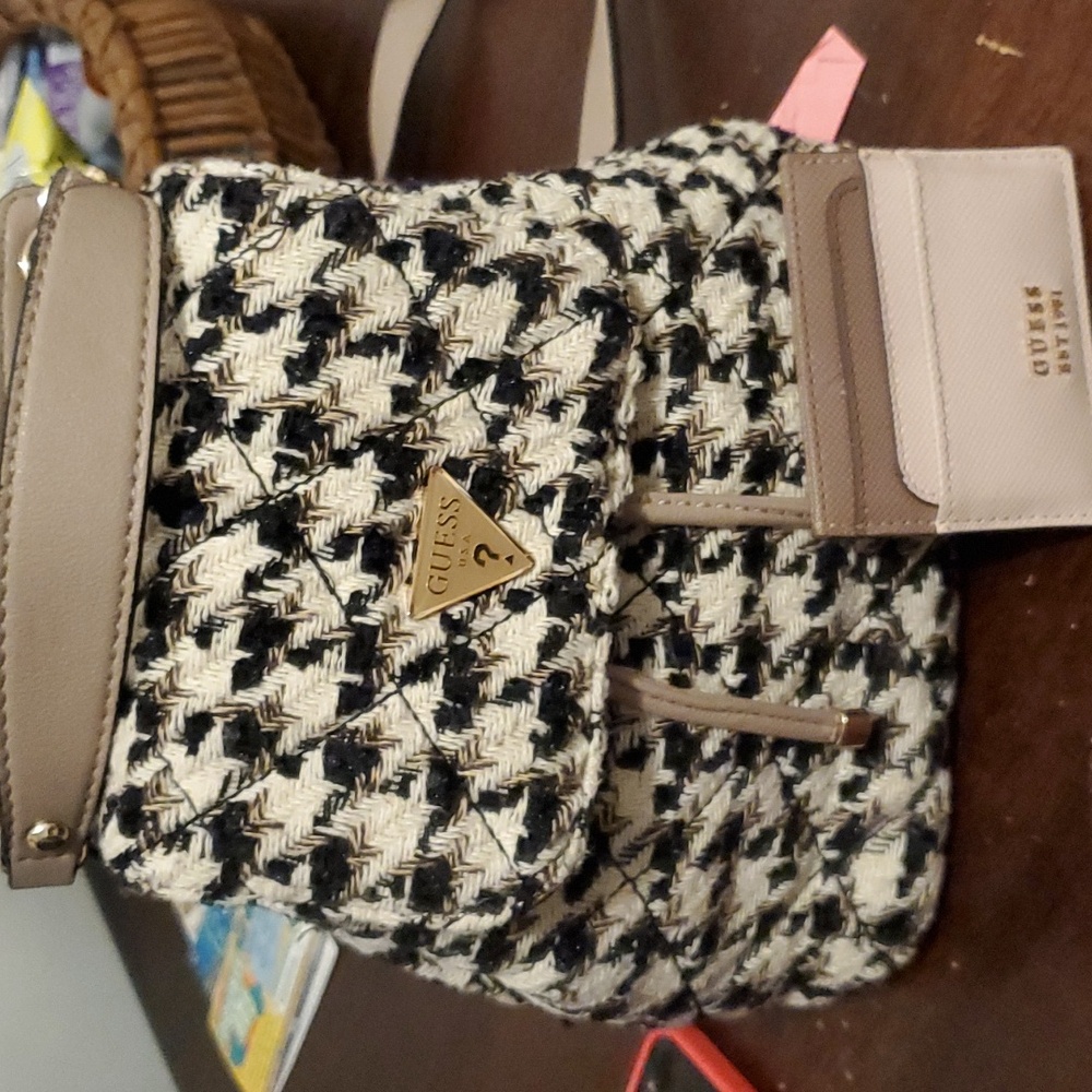 SOLD!!! Small backpack purse with card wallet
